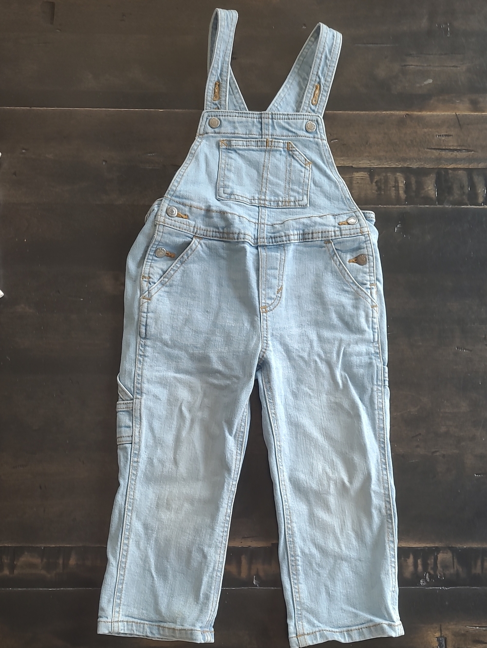 Size 3 Old Navy Light Wash Denim Overalls - Kids